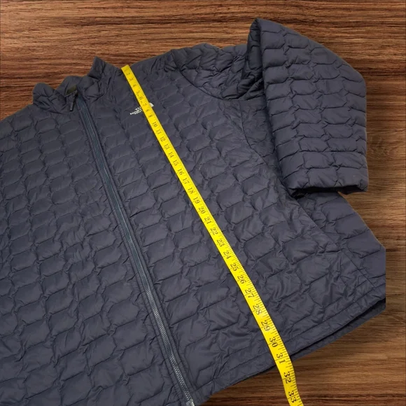 The North Face ThermoBall Full-Zip Navy Nylon Puffer Jacket Men Size XXXL - Picture 13 of 16